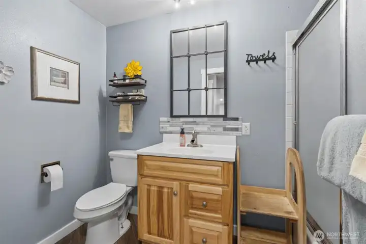 Hall bath.