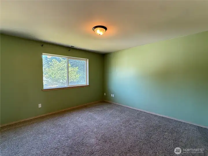 Large primary bedroom upstairs!