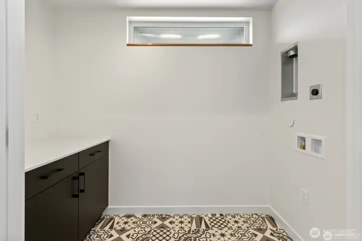 Full-size laundry room. Full-size laundry room.