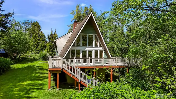 Stunning A-frame home