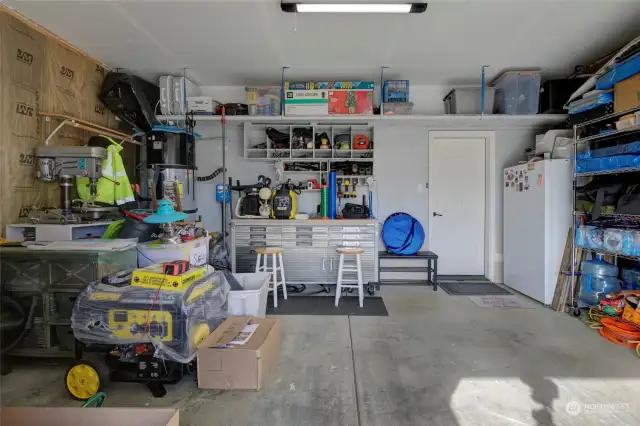 Also plenty of storage room in the garage.