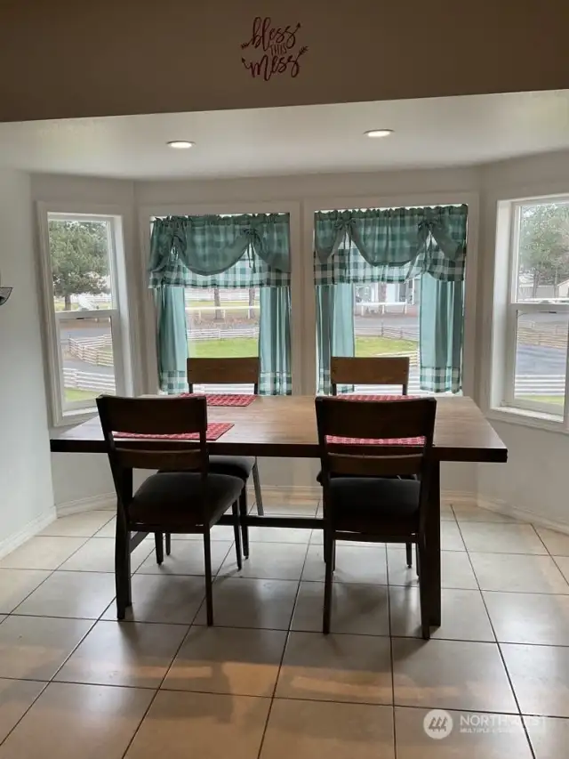 Dining Nook off of Kitchen.