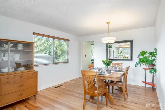 Lovely dining room perfect for everyday or entertaining.