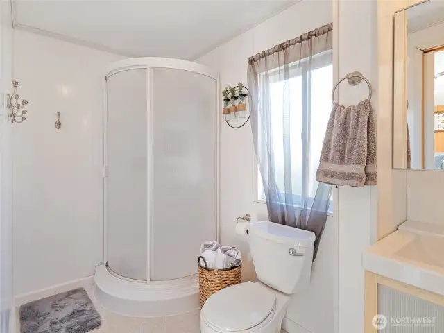 Primary bathroom.
