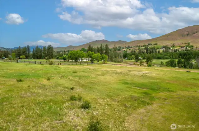 Pastoral acreage in the Twisp River Valley.