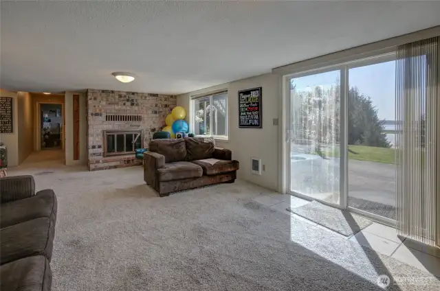 Lower level family room