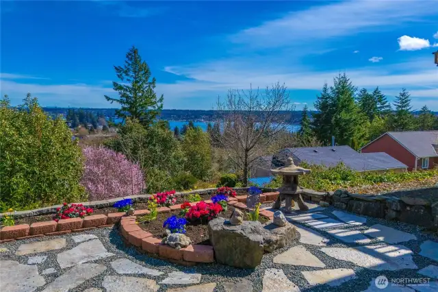 Gardens and patio for entertaining
