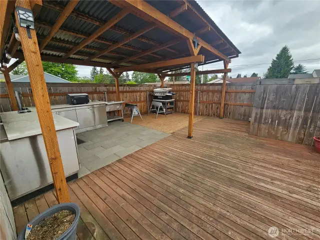 Backyard Entertainment Area