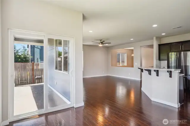 Bright and cheery living space