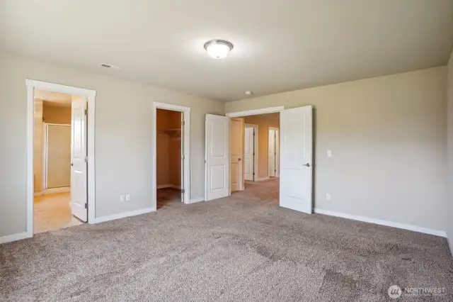 Primary suite W/large walk-in closet