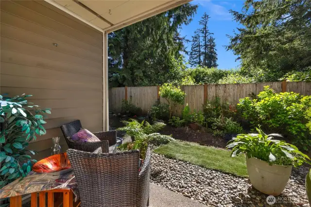 Catching the afternoon rays off of your covered patio area.