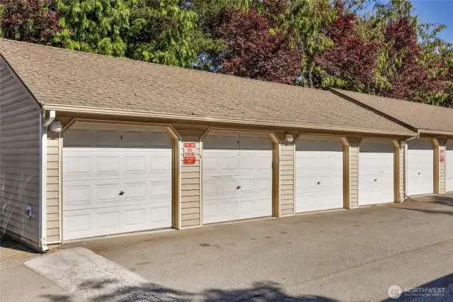One of only 14 condos at the Camlyn that have an individual garage.  Garage 1 is on the end of the northside garages and close to B 106.