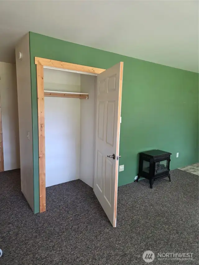 Closet off downstairs great room