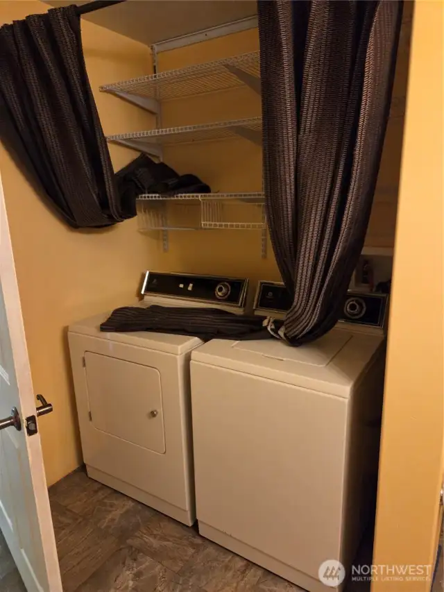 Downstairs Laundry in oversized bathroom,