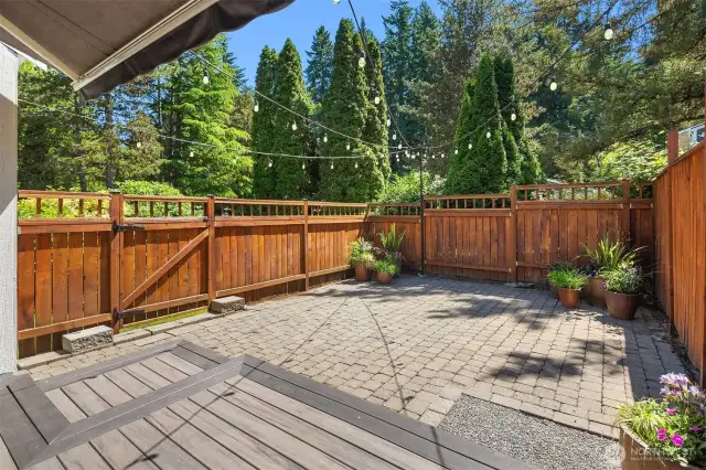 Whether you're sipping your morning coffee or gathering with friends under the stars with a glass of wine, this outdoor space extends your living area in the most inviting way all year long!