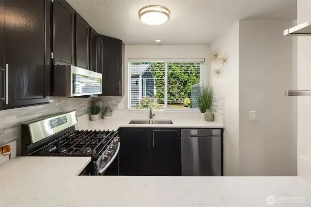Kitchen with a view.