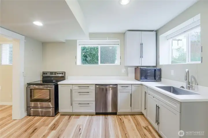 Lower level kitchen
