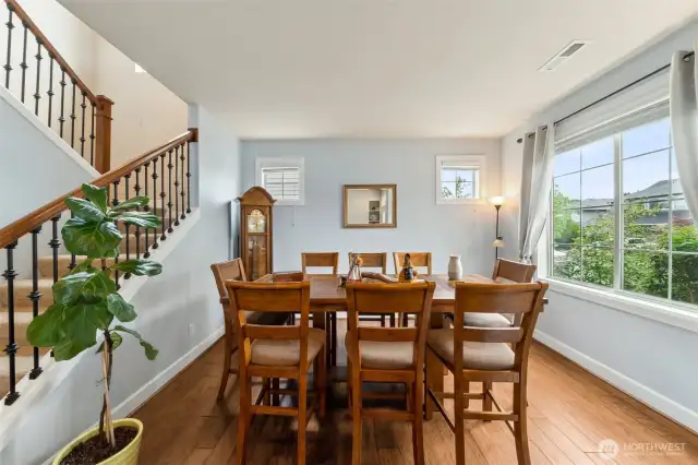 Flex room currently used as a formal dining room