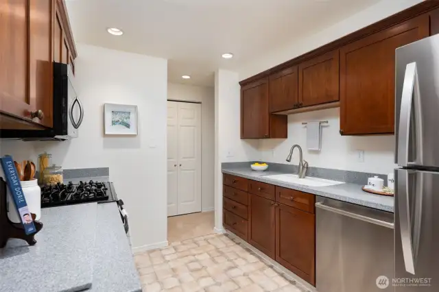 Kitchen has been upgraded