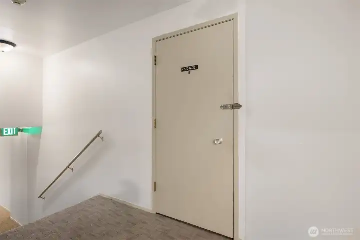 Huge storage space on the same floor.