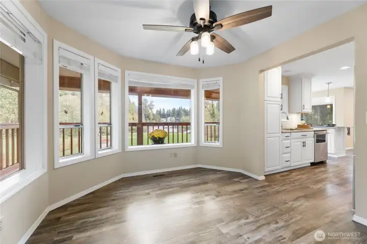 Sitting Area with Kitchen to the Right