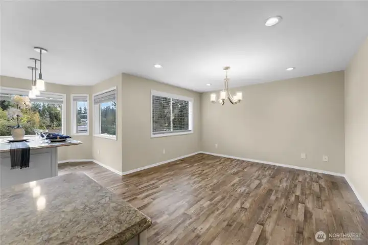 Kitchen Dinning Area with Lake View