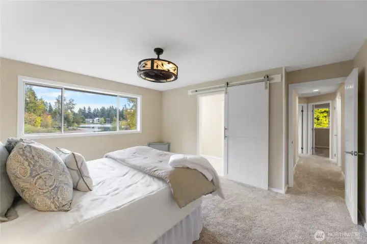Primary Bedroom with Lake View