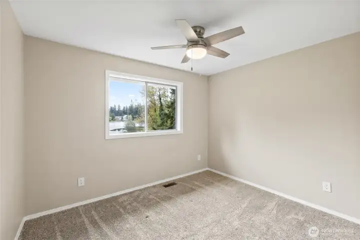 Bedroom #2 with Lake View
