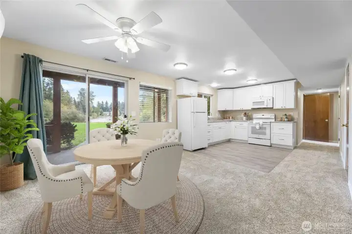 ADU - Dinning Area Virtually Staged