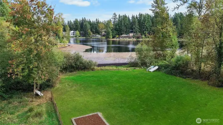 Yard and Lake
