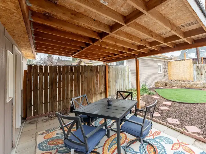 Tons of Privacy in fully fenced back yard