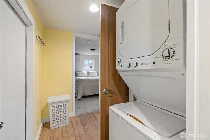 Washer and dryer in unit!