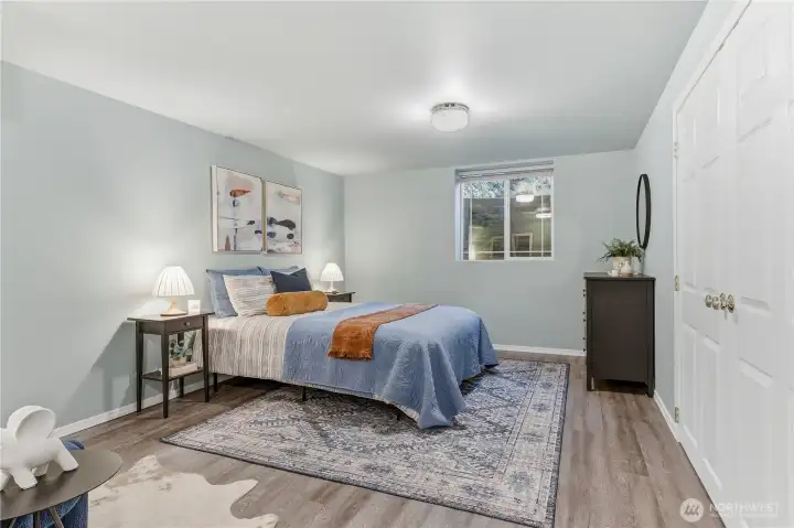 Lower level bedroom
