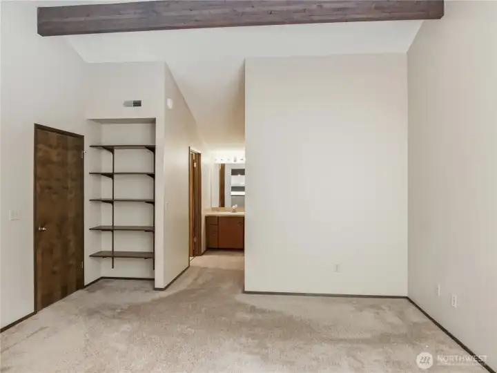 Retreat to the primary bedroom, complete with a private ensuite bathroom designed for peaceful, quiet moments.