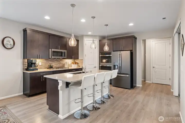 Pull up a chair at the eating bar