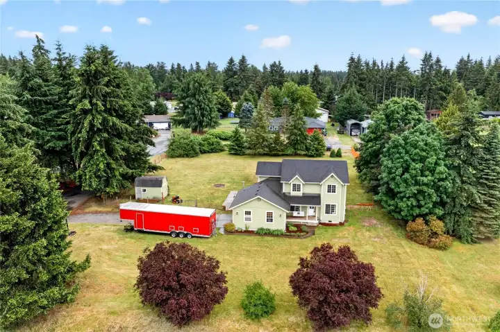 Red trailer will be gone when moved