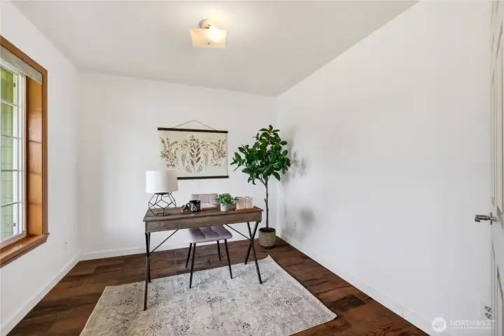 Office to the left of entry