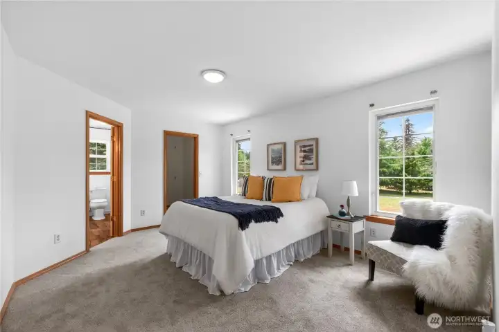 Large primary bedroom Large primary bedroom