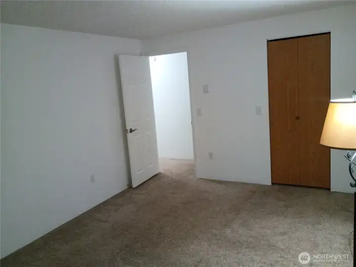 Primary Bedroom with new 6 panel door