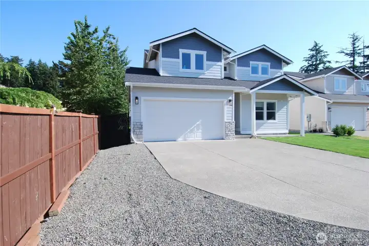 Additional space on gravel pad