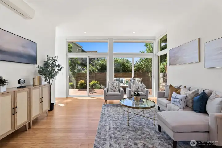 Open concept living room perfect for entertaining Open concept living room perfect for entertaining