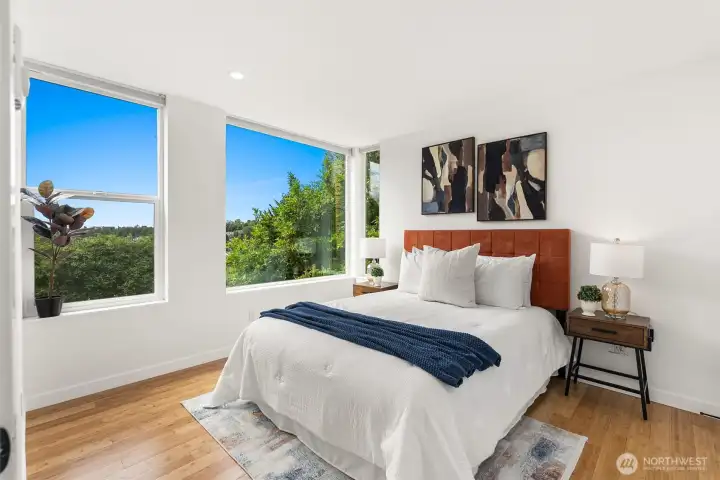 Second floor bedroom with a view Second floor bedroom with a view