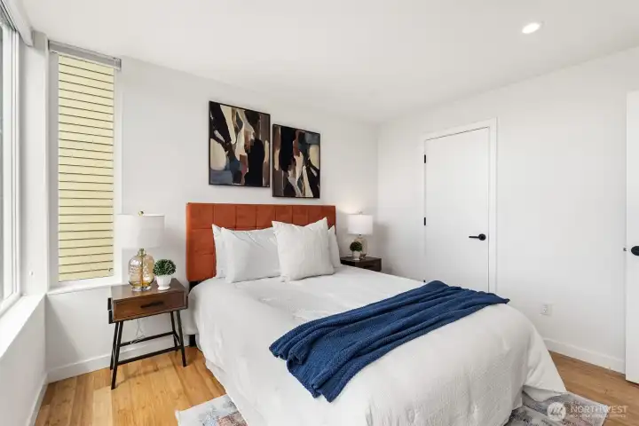 Second bedroom with walk in closet Second bedroom with walk in closet
