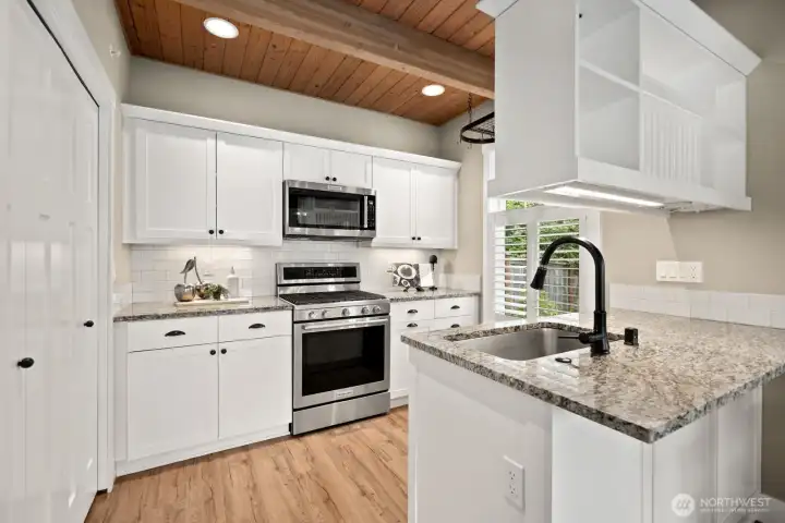 Open inviting kitchen