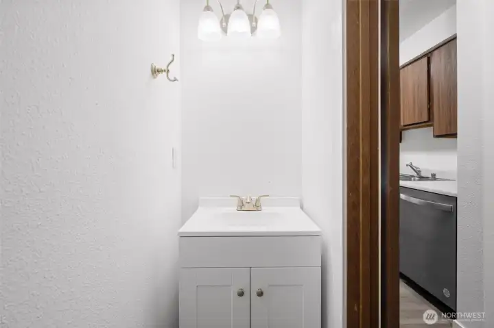 Half bath on main floor Half bath on main floor