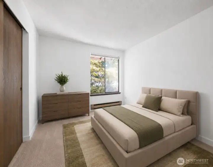 Virtually staged Bedroom 2 Virtually staged Bedroom 2