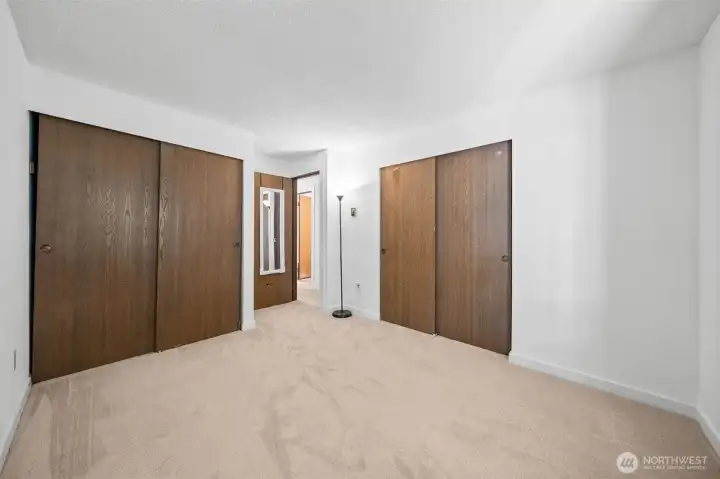 Bedroom 2 with 2 closets Bedroom 2 with 2 closets