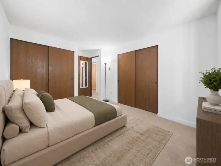 Virtually staged bedroom 2 Virtually staged bedroom 2
