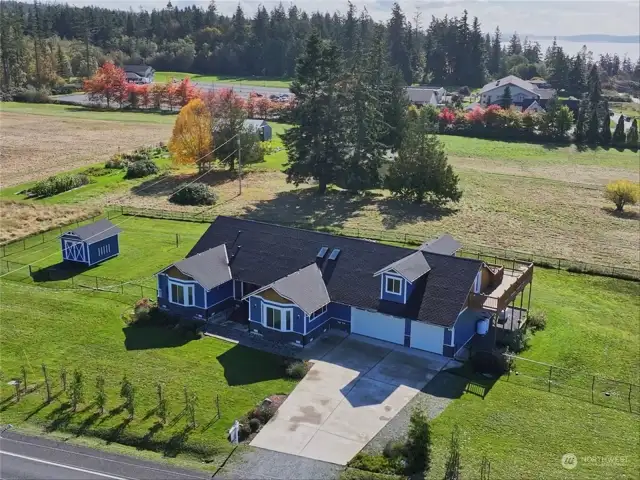 Large Craftsman on Acreage with Water Views