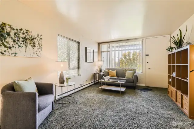 Living Room view from     stairwell